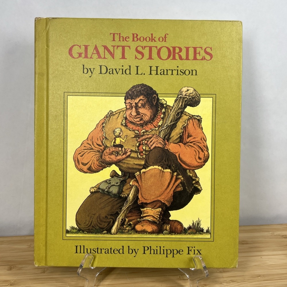 Vtg Book of Giant Stories by David L. Harrison 1972 Weekly Reader HC